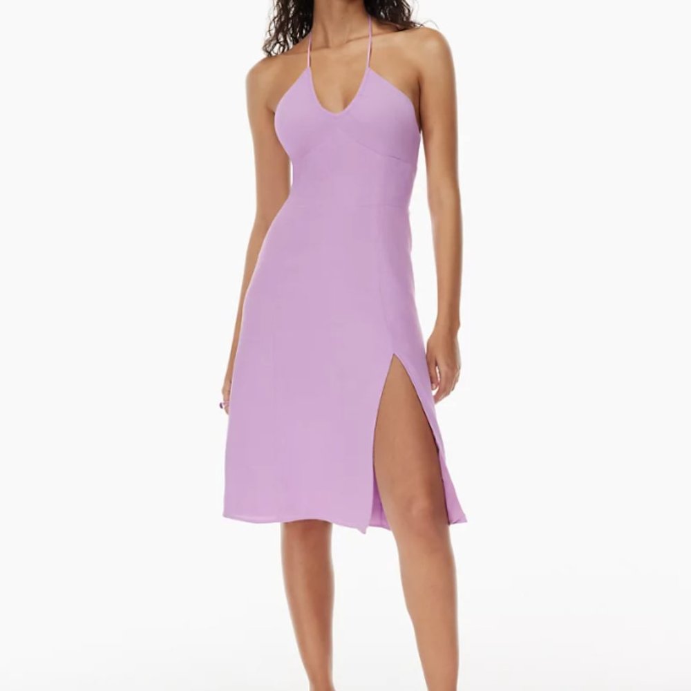 Aritzia, Sunday Best- Halter DAWN DRESS, Midi Purple